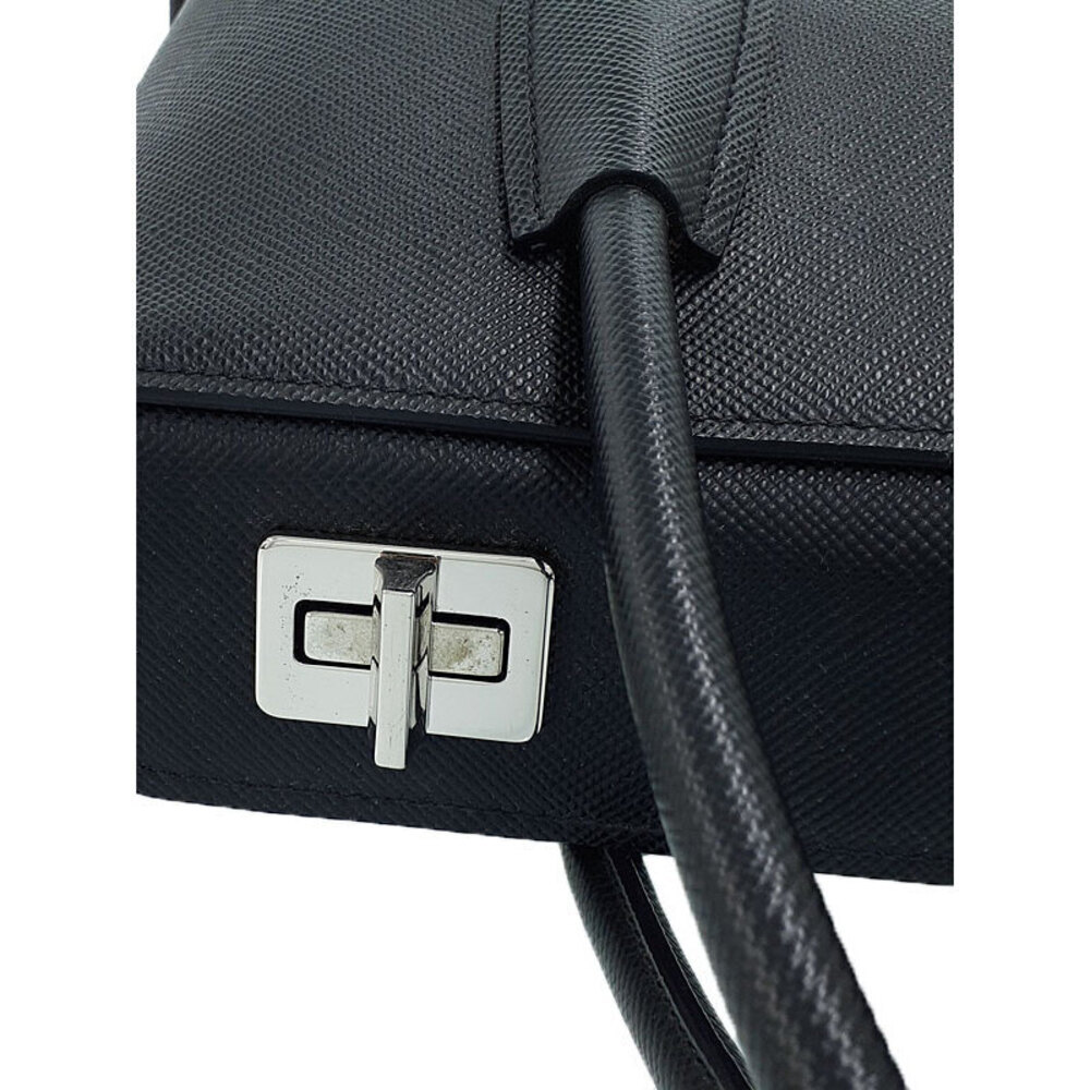 Prada Galleria Saffiano leather tote Shoulder bag black - Picture 7 of 9